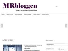 Tablet Screenshot of mrbloggen.com